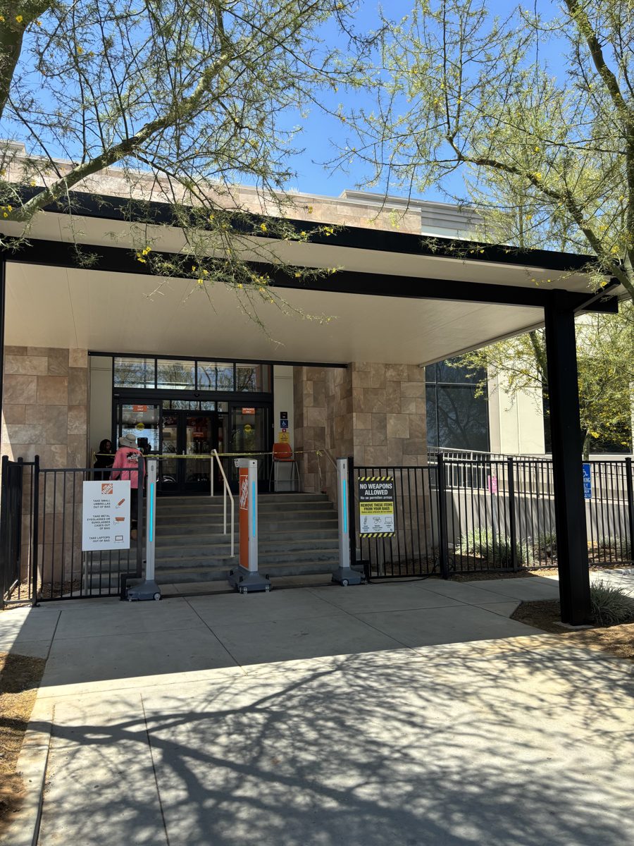 Entrance shade canopy