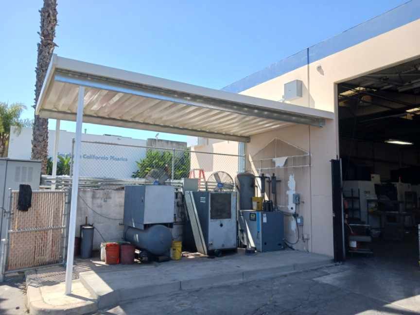 Loading and equipment canopy